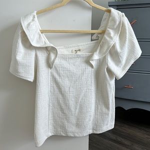 Madewell white top